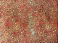 Fortuna piros - jacquard lakástextil