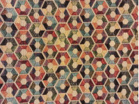 Hexagon kicsi - jacquard lakástextil
