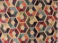 Hexagon nagy - jacquard lakástextil