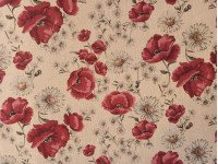 Pipacs - jacquard lakástextil