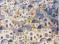 Santorini - jacquard lakástextil