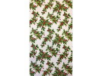 Fagyöngy-Karácsonyi lakástextil, loneta dekorvászon