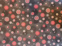 Frozen grafit-Mintás, karácsonyi lakástextil, loneta dekorvászon