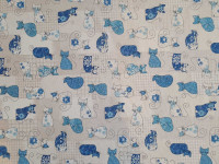 Cica-lakástextil, loneta dekorvászon