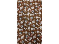 Dogs barna-Lakástextil, loneta dekorvászon
