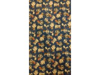 Dogs kék-Lakástextil, loneta dekorvászon