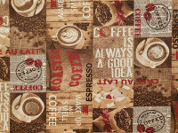 Espresso - lakástextil, loneta dekorvászon