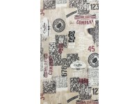 Feketekávé- lakástextil, loneta dekorvászon