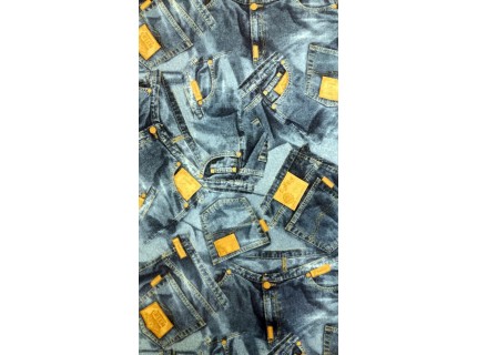 Jeans- lakástextil, loneta dekorvászon