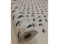 Leopárd- lakástextil, loneta dekorvászon