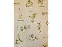 Menta-Bézs lakástextil, loneta dekorvászon