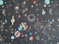 Planéták 2 - lakástextil, loneta dekorvászon