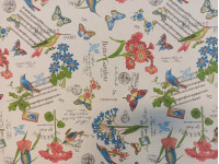 Post card-lakástextil, loneta dekorvászon