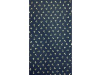 Vasmacska fehér- lakástextil, loneta dekorvászon