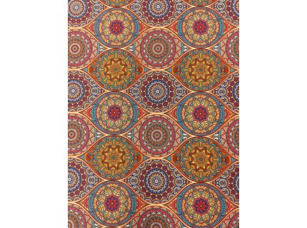Mandala-színes lakástextil, loneta dekorvászon